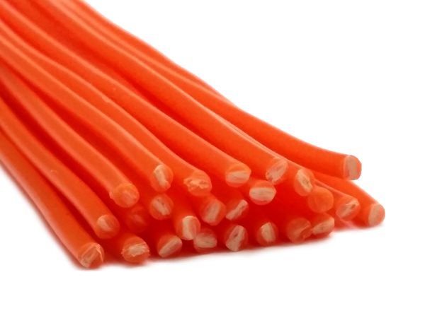 Plastique baguettes de soudure ABS 3mm Ronde Orange 25 Barres | az-reptec